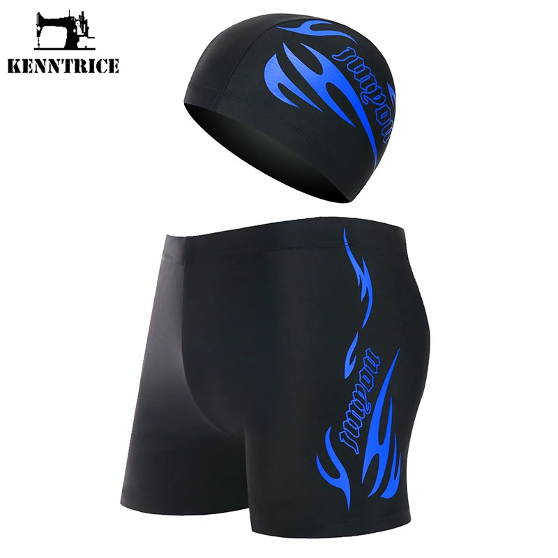 

Kenntrice Men Elastic Swimming Trunk Swimwear Beach Swim Sport Shorts Briefs Surfing Summer Swimsuit Boxer Shorts Bathing Suit