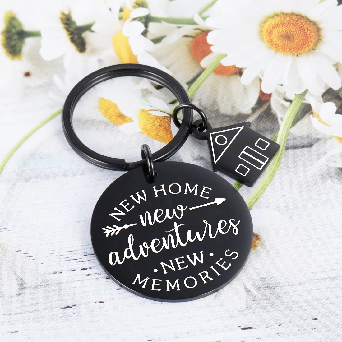 housewarming gifts keychains new home new adventure new memories couple keychain new home gift ideas husband wife christmas gift free global shipping