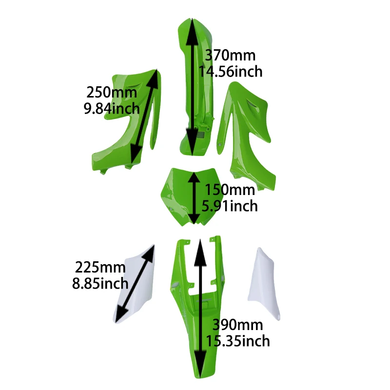 LINGQI RACING мотоциклетный пластиковый чехол комплекты обтекателей брызговики