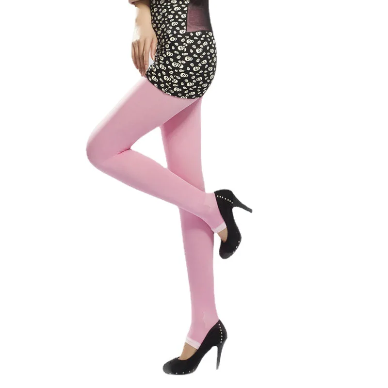 Female Slimming Sleeping Beauty Legs Shaper Women Seamless Leggings Elastic Solid Color Legging Socks Night Stovepipe Sock Pants