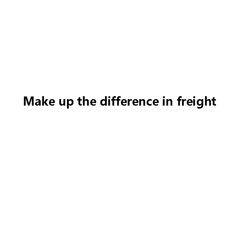 

Make up the difference in freight