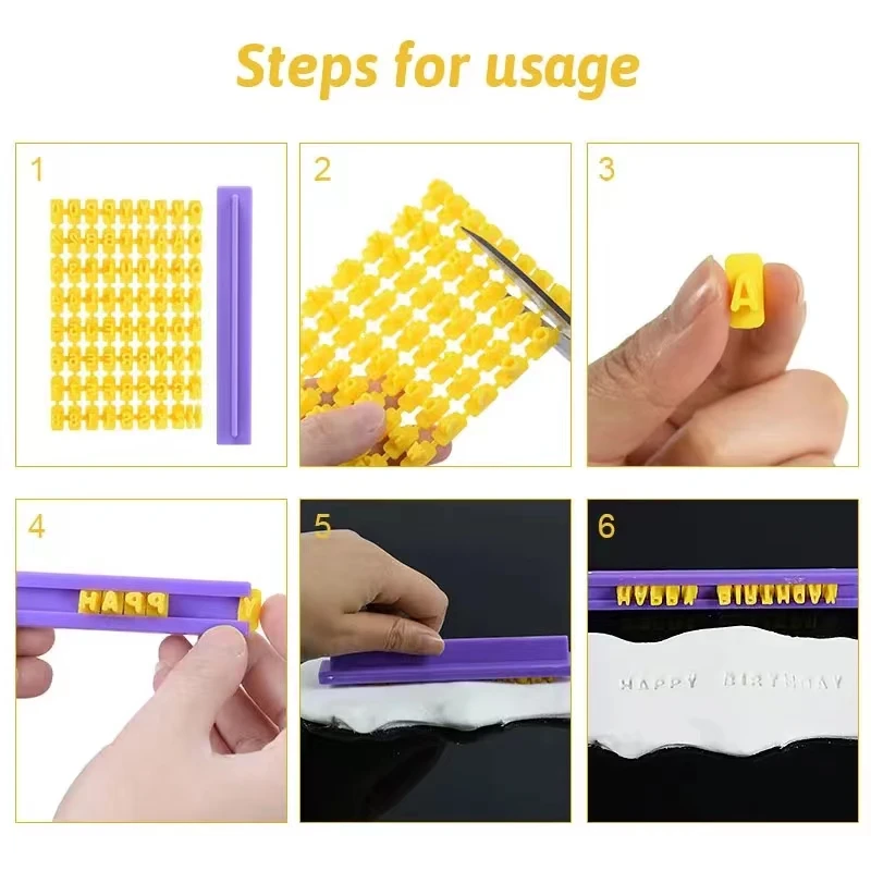 Набор Глиняных Штампов С Символом Алфавита И Номера Для Тиснения Печенья