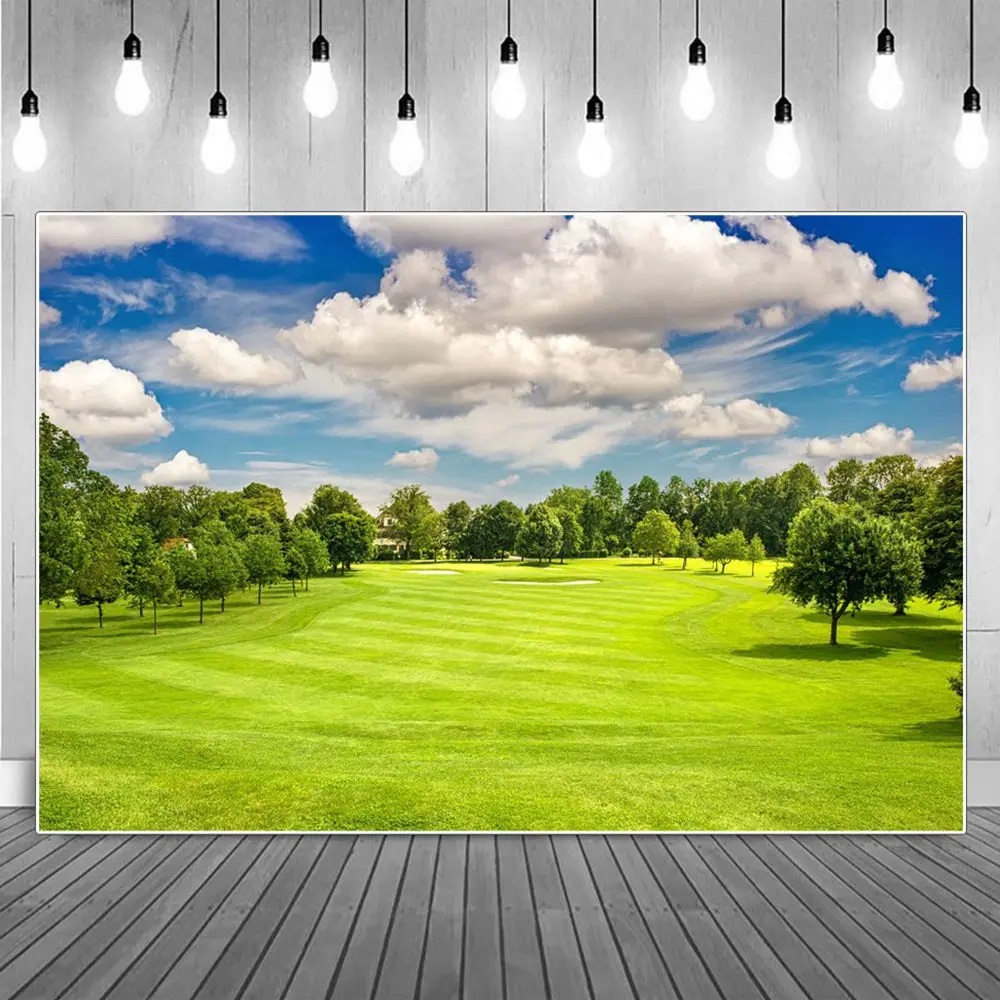 

Green Grass Farm Photography Backdrops Garden Park Birthday Decoration Natural Spring Trees Scene Home Studio Photo Backgrounds