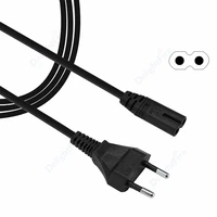2 pin prong eu cable power supply cord console cord c7 cable figure 8 power cable for samsung power supply xbox ps4 laptop