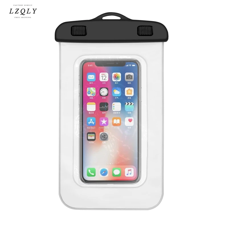 

Wholesale Factory Waterproof Phone Bag Swim Rafting Mobile Phone Pouch Waterproof Dry Bag With Lanyard For iPhone
