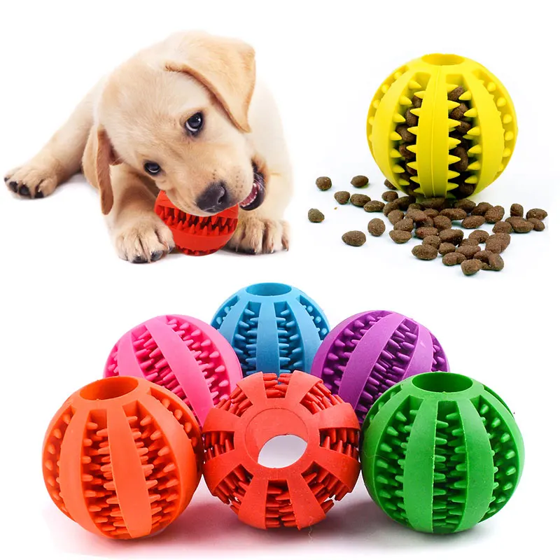 Pet Dog Interactive Toy Balls for Small Large Dogs Puppies C