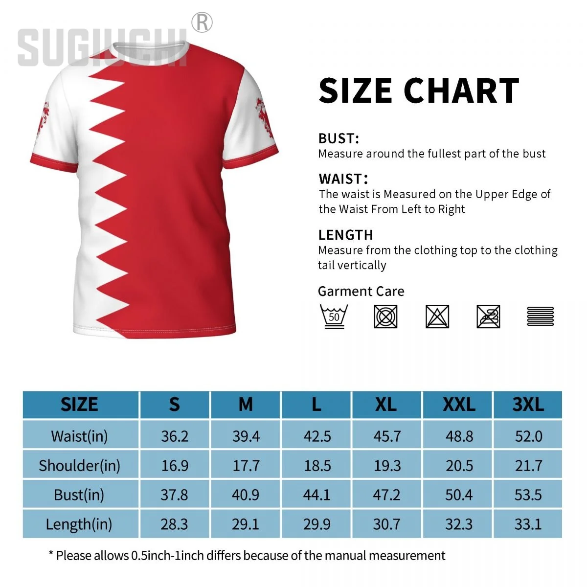 Custom Name Number Bahrain Flag Emblem 3D T-shirts For Men Women Tees jersey team Clothes Soccer Football Fans Gift T shirt images - 6