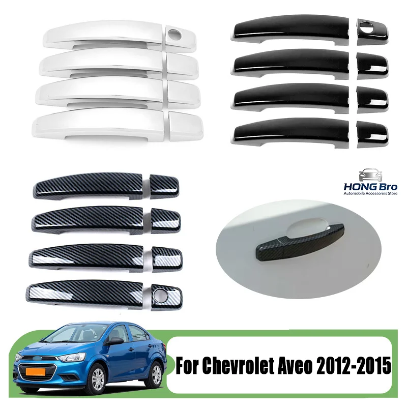 Фото Накладка на ручку двери для Chevrolet Aveo 2012-2015, защитная наклейка от царапин, внешний аксессуар, автомобильные наклейки №1