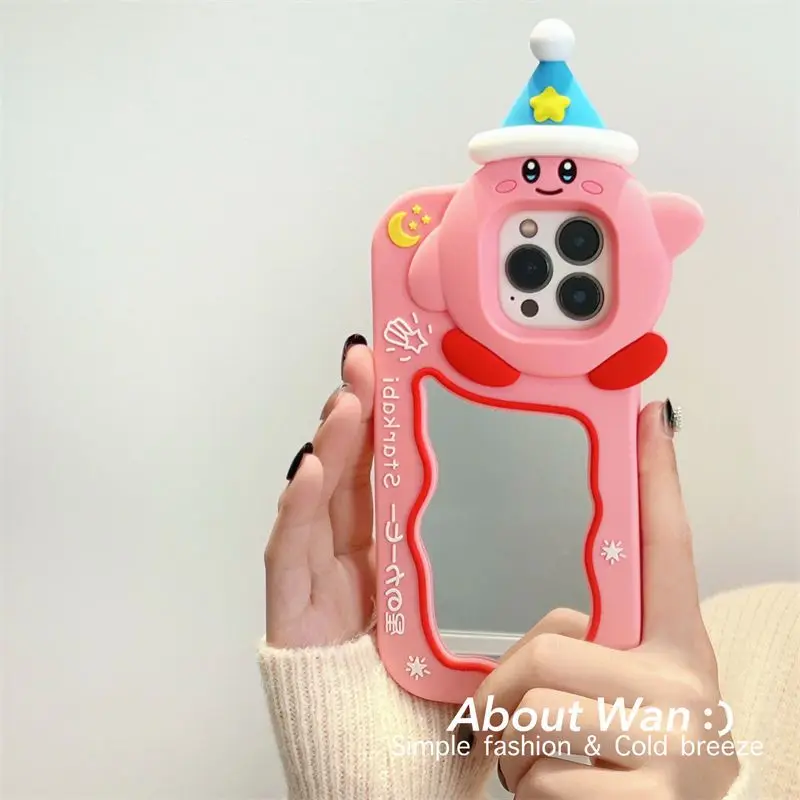 

Чехол для телефона Kawaii Star of Kabi мультфильм анимация универсальное складное зеркало для Apple 14 13 12Promax силиконовый чехол для телефона Рождество