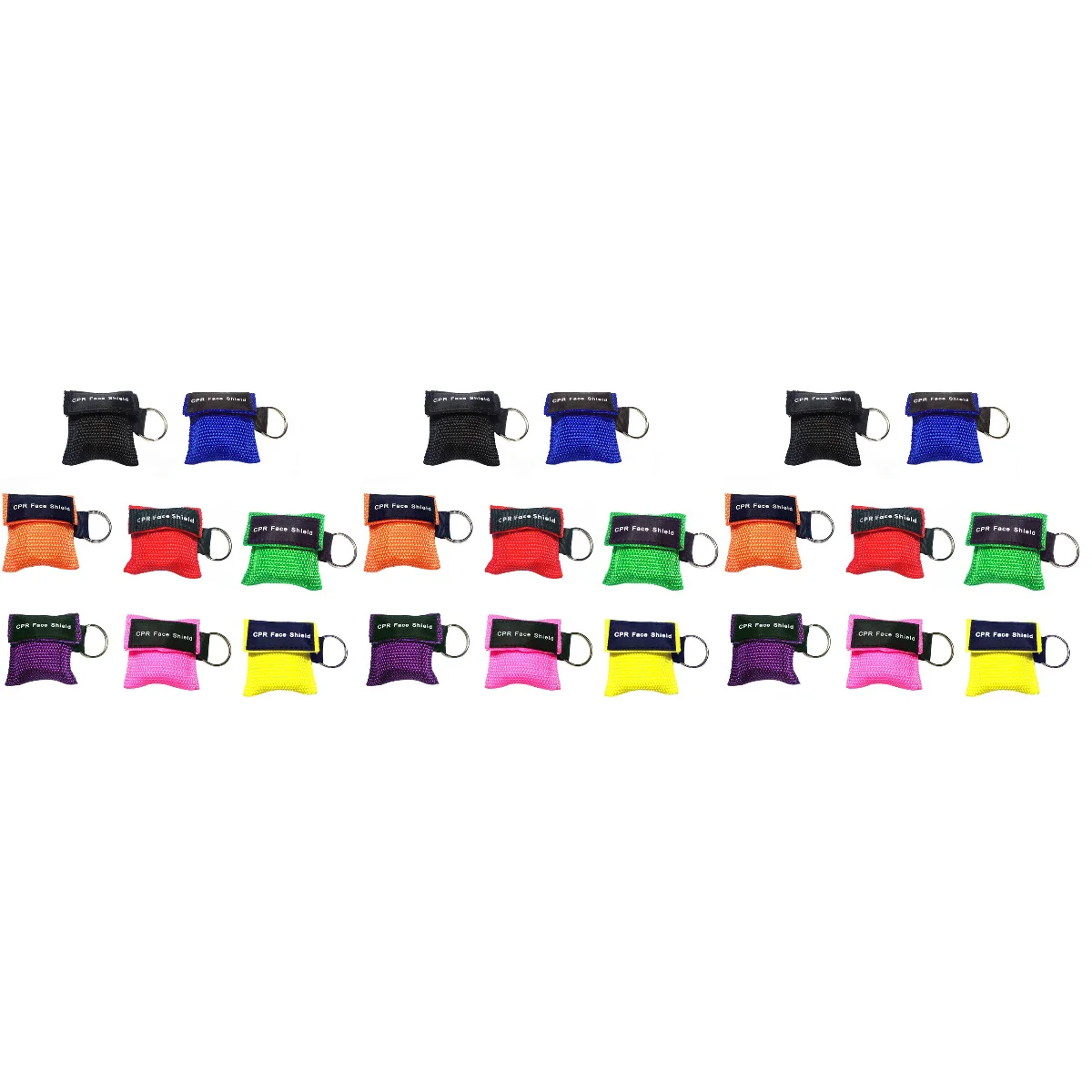 

24 шт., одноразовые карманные кольца-брелоки для экстренного использования