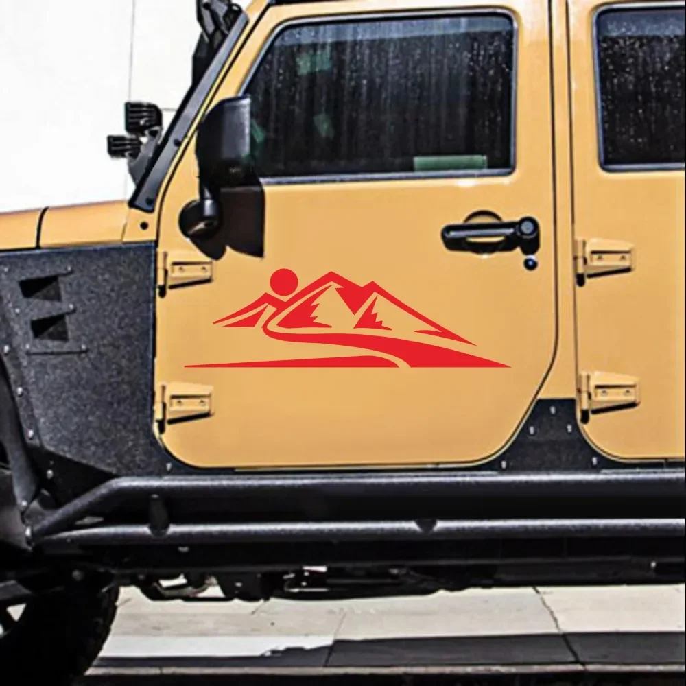 Doordash 1 шт. горный внедорожный приключенческий автомобиль наклейки украшения