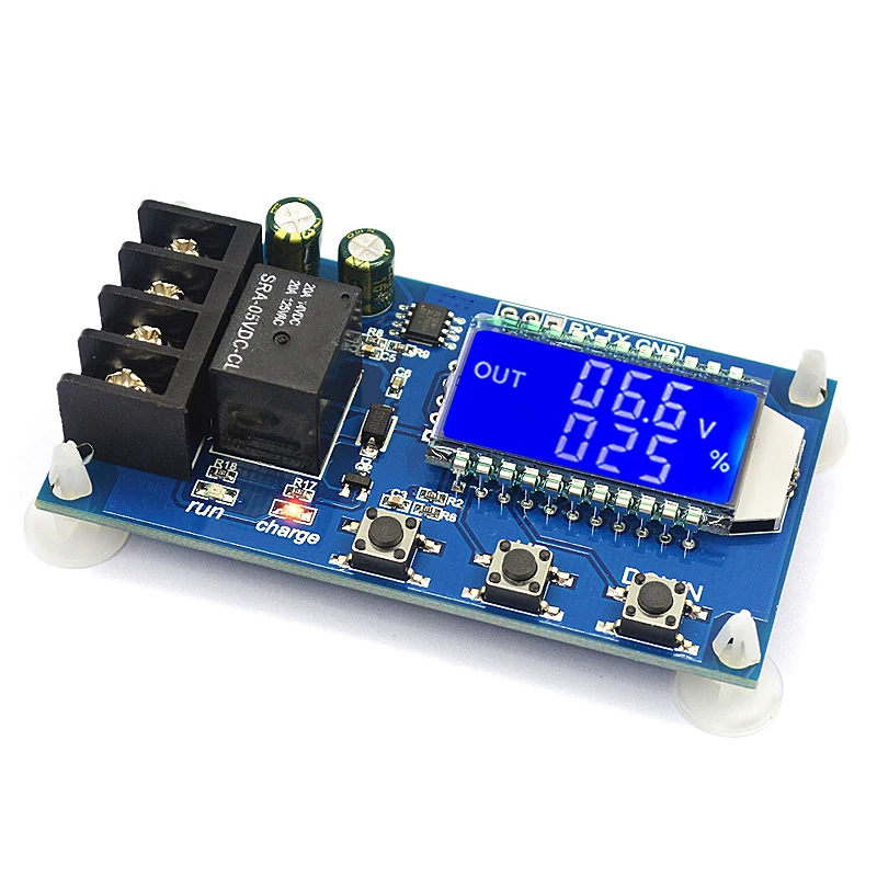 

10A 30A 6-60V свинцово-кислотный солнечный аккумулятор, модуль управления зарядным устройством, цифровой переключатель управления защитой от перезаряда, светодиодный индикатор