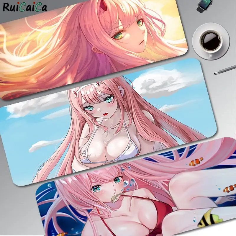 

Zero Two Darling In The Franxx XXL Cartoon Anime Gaming Mouse Pad Keyboard Mouse Mats Desk Mat Accessories for PC Desk Pad