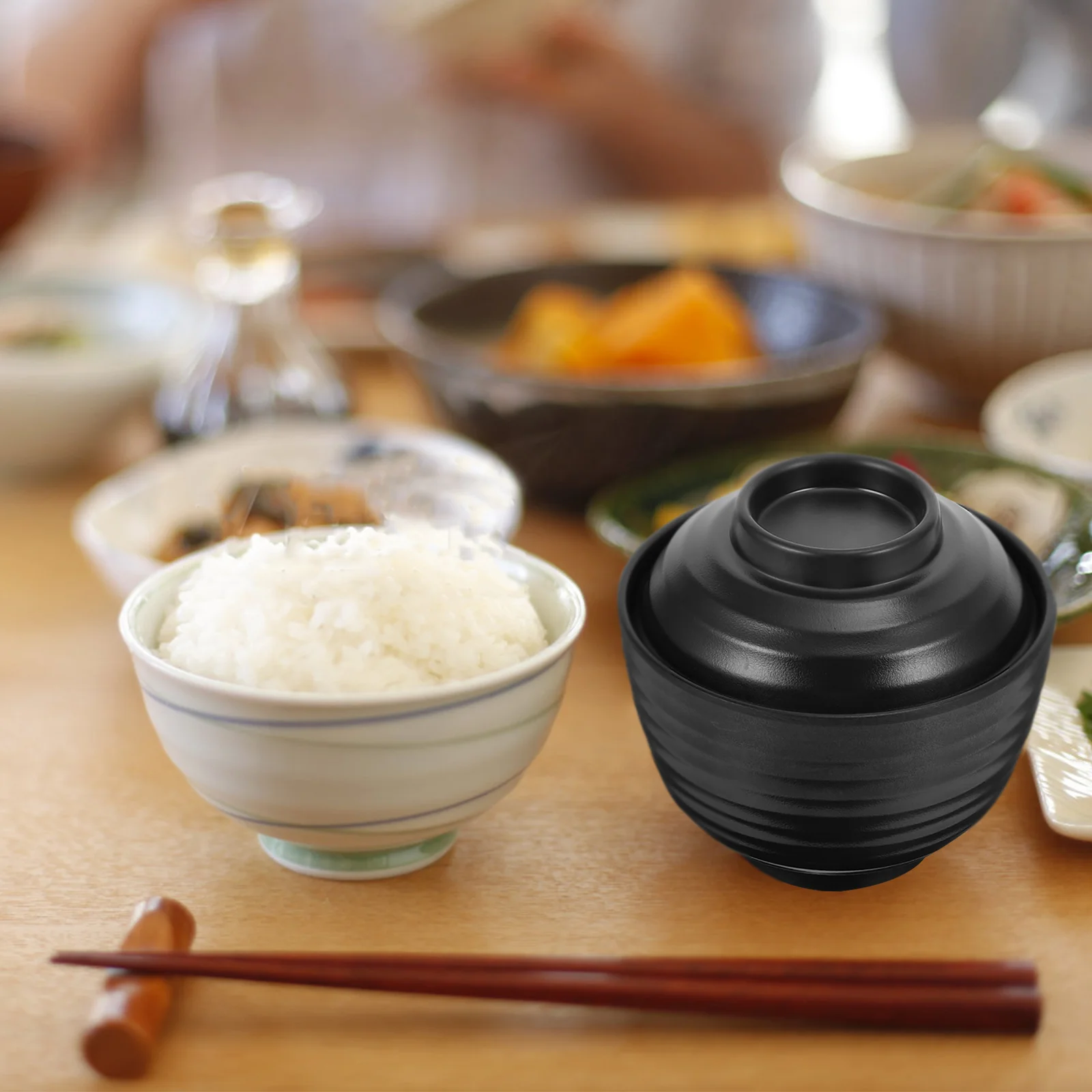 

Bowl Bowls Soup Japanese Ceramic Melamine Salad Rice Stew Cereal Style Snack Cookie Pasta Pottea Fruits Can Traditional