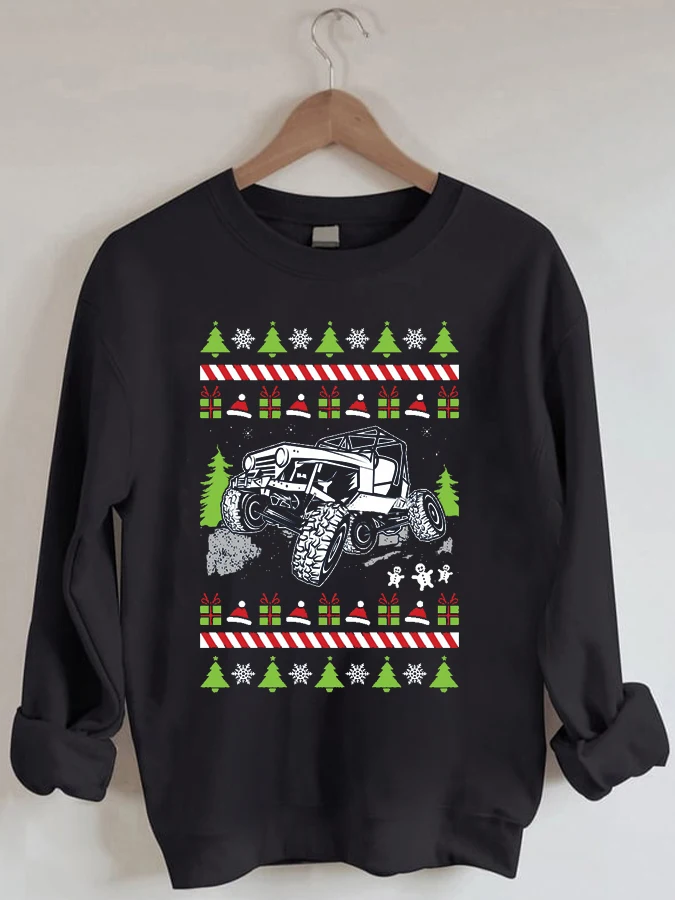 

Ugly Christmas Wrangler - Casual Round Neck Sweatshirt