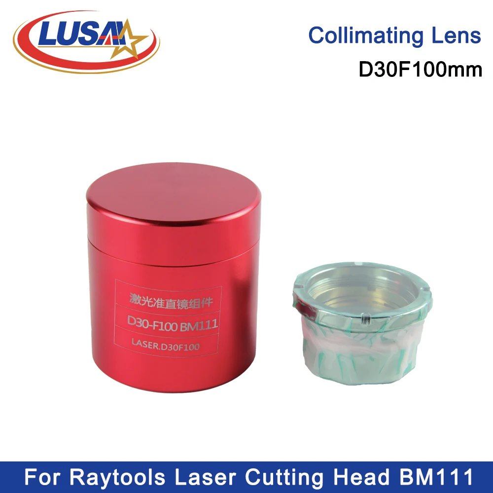 Линза для лазерной резки LUSAI BM111 с креплением линз D30 F100 F125/F155mm