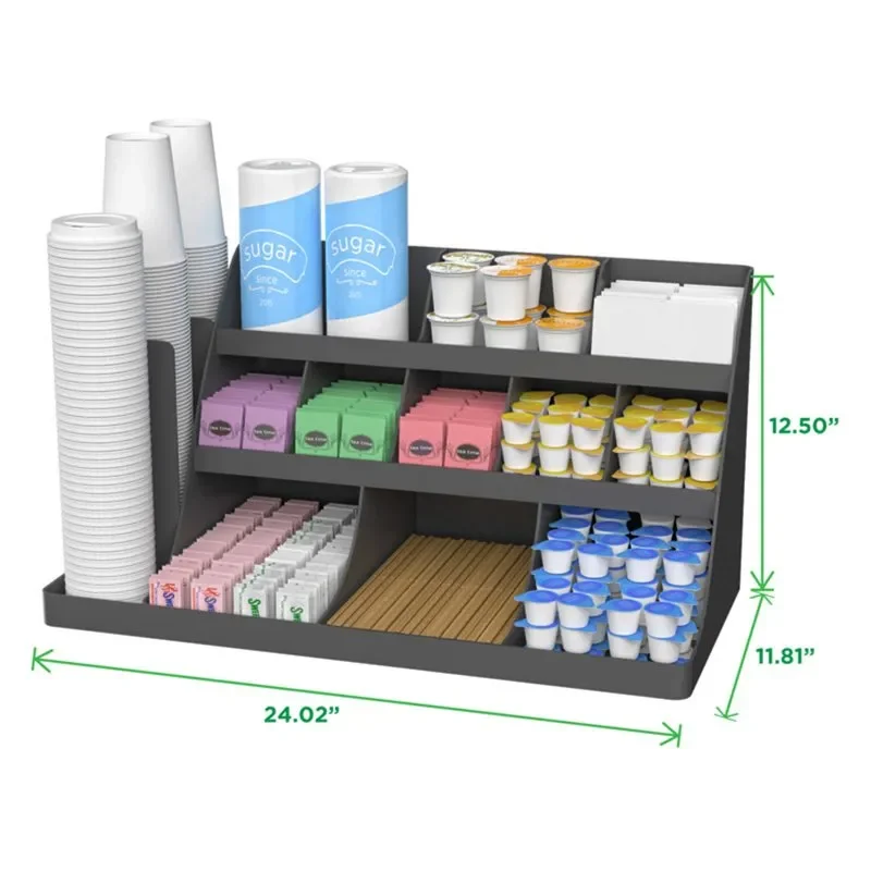 

Large 3 Tier Breakroom Organizer