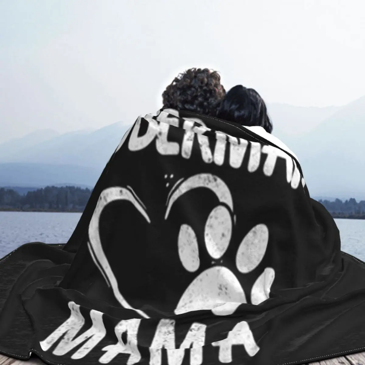 Премиум Доберман Мама Подарок Собака Добби Любитель Одежда Юмор Рок Гот Плед