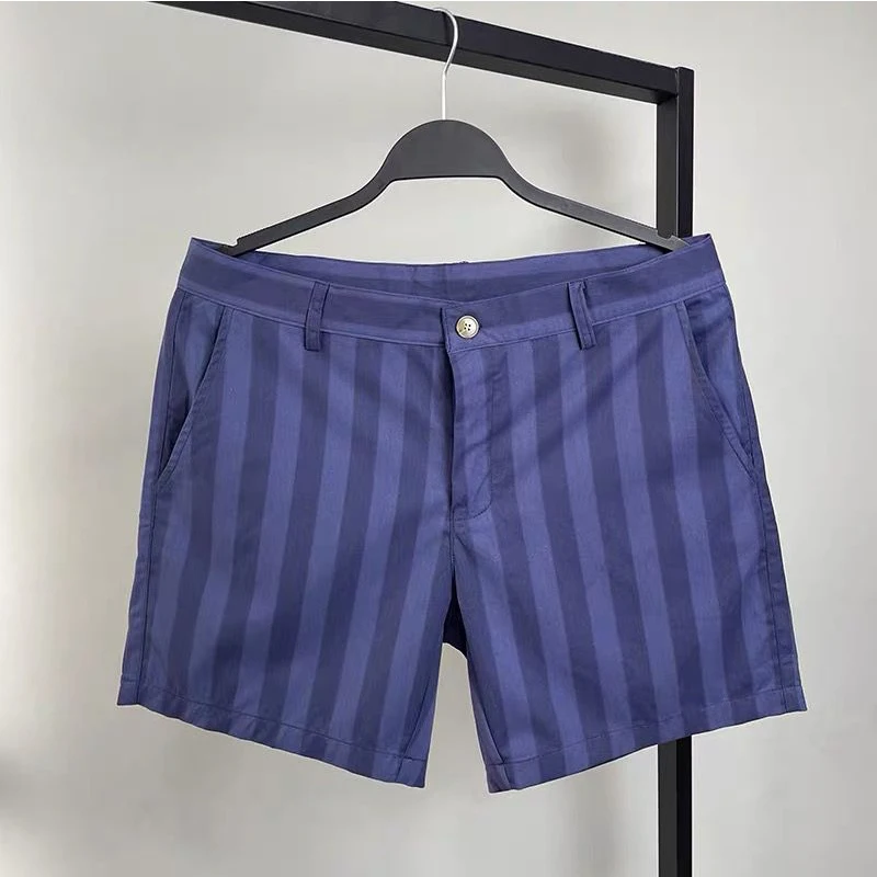 MP08 Летние шорты мужские однотонные с эластичной резинкой на талии повседневные