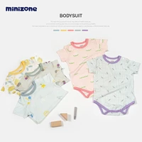 minizone baby clothes bamboo fiber baby boy clothes bottoming suit baby girl clothes newborn romper