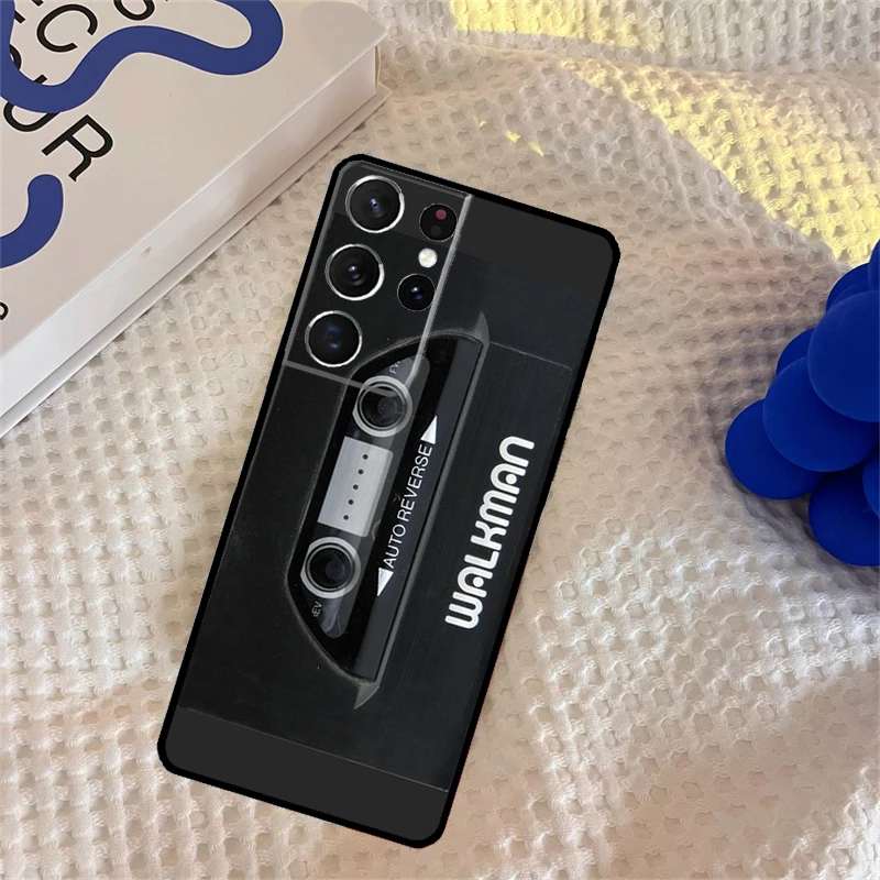 Чехол Walkman для Samsung Galaxy S23 S21 FE S20 S22 Ultra S8 S9 S10 Note 10 Plus 20