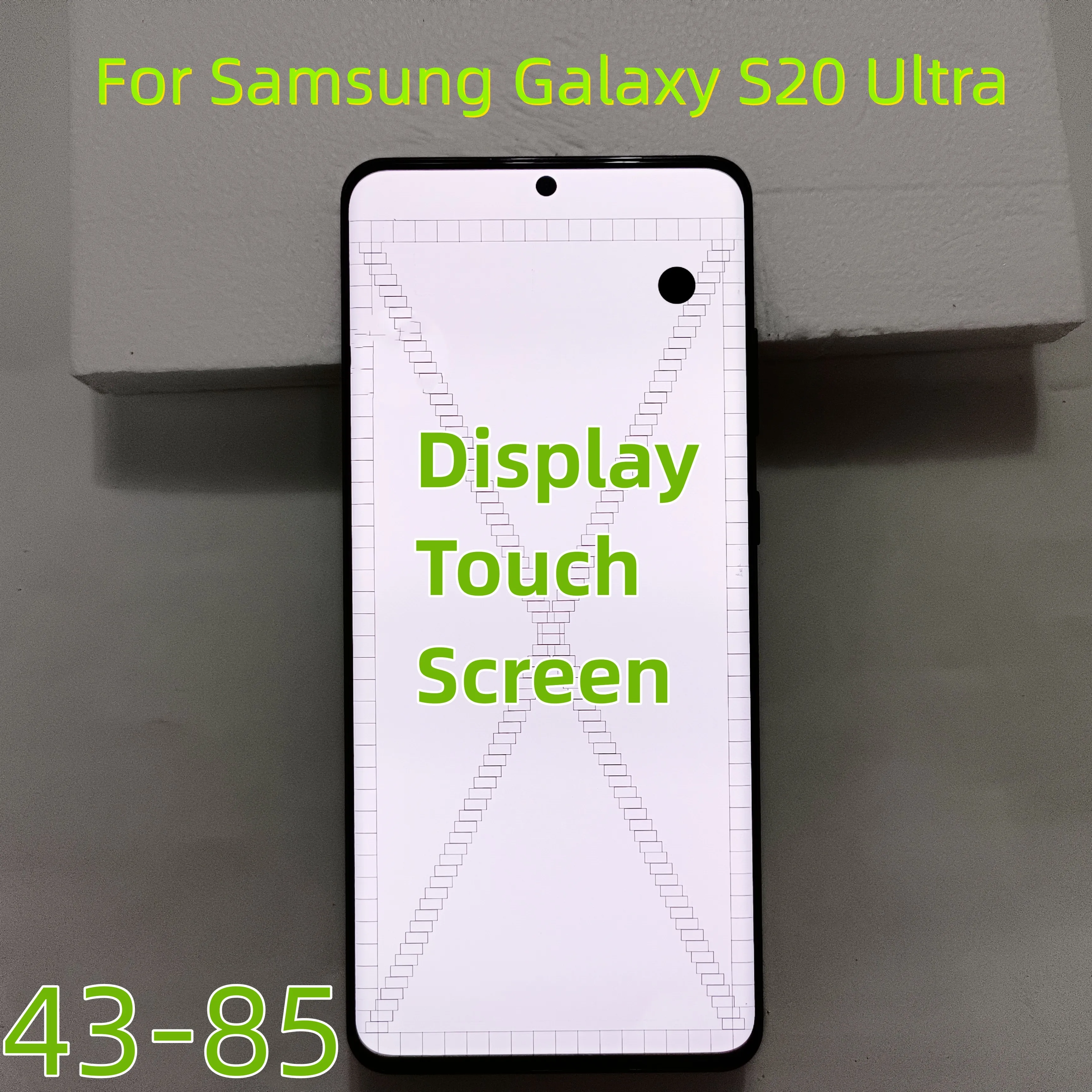 

ЖК-дисплей 6,9 дюйма для Samsung Galaxy S20 Ultra 5G, ЖК-экран S20 Ultra SM-988F G988B/DS, сенсорный ЖК-экран с дигитайзером и рамкой