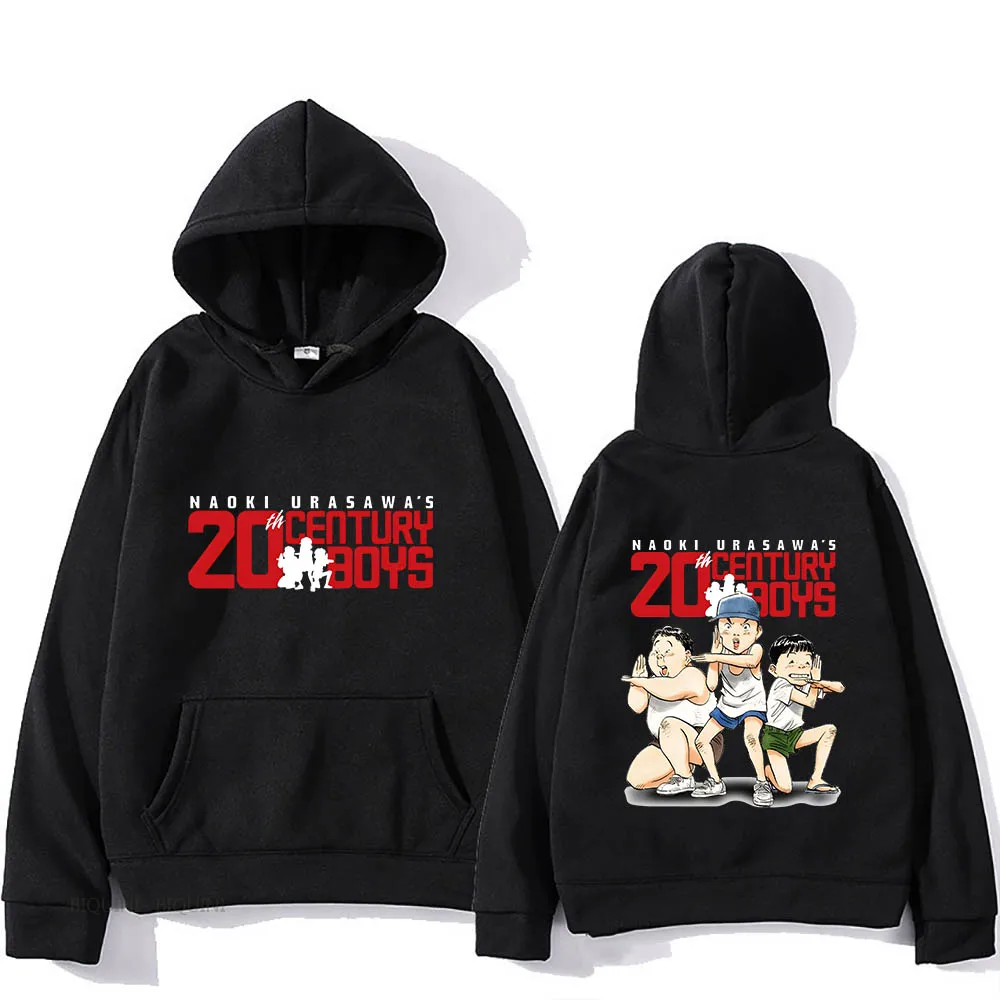 20th Century Boys  Cute Anime Hoodies Manga/Comic Sweatshirts Fashion Printed Graphic Men/women Clothes Regular Fit Hoody