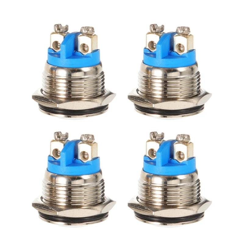 Набор из 4 металлических сменных кнопок дверного звонка стабильная кнопка для