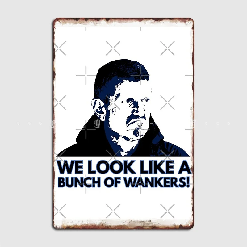 

An Unimpressed Guenther Steiner Metal Sign Personalized Club Bar Wall Cave Wall Decor Tin Sign Posters