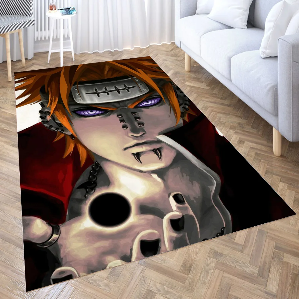 

Pain Akatsuki Area Rug for Living Room Floor Mat Carpet for Bedroom Bedside Entrance Doormat Anti-slip Home Decor