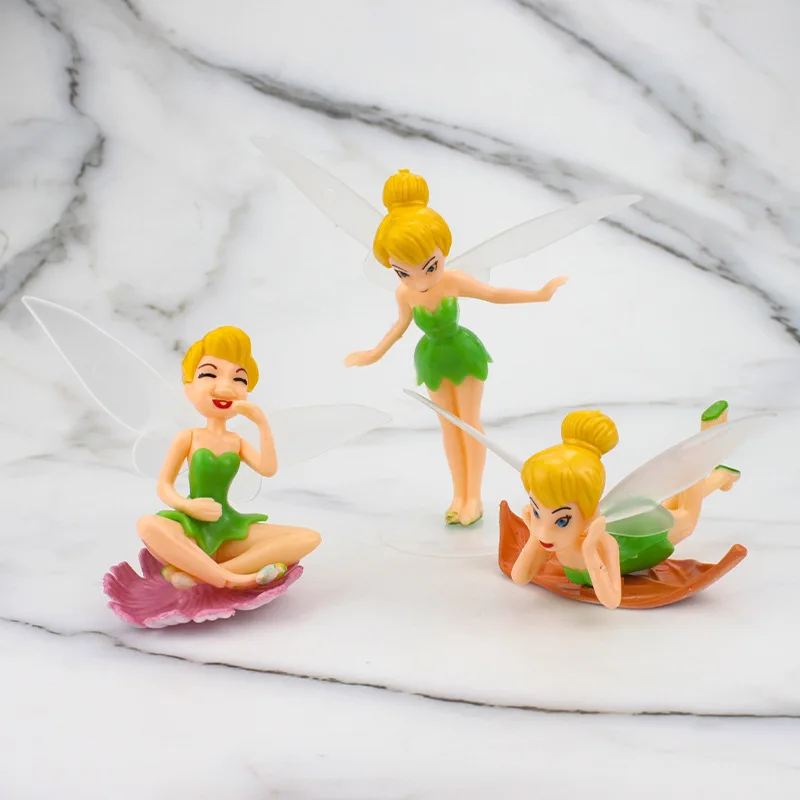 6 шт./компл. Принцесса Tinkerbell торт Декор Tinker Bell красивая модная фея эльф цветок
