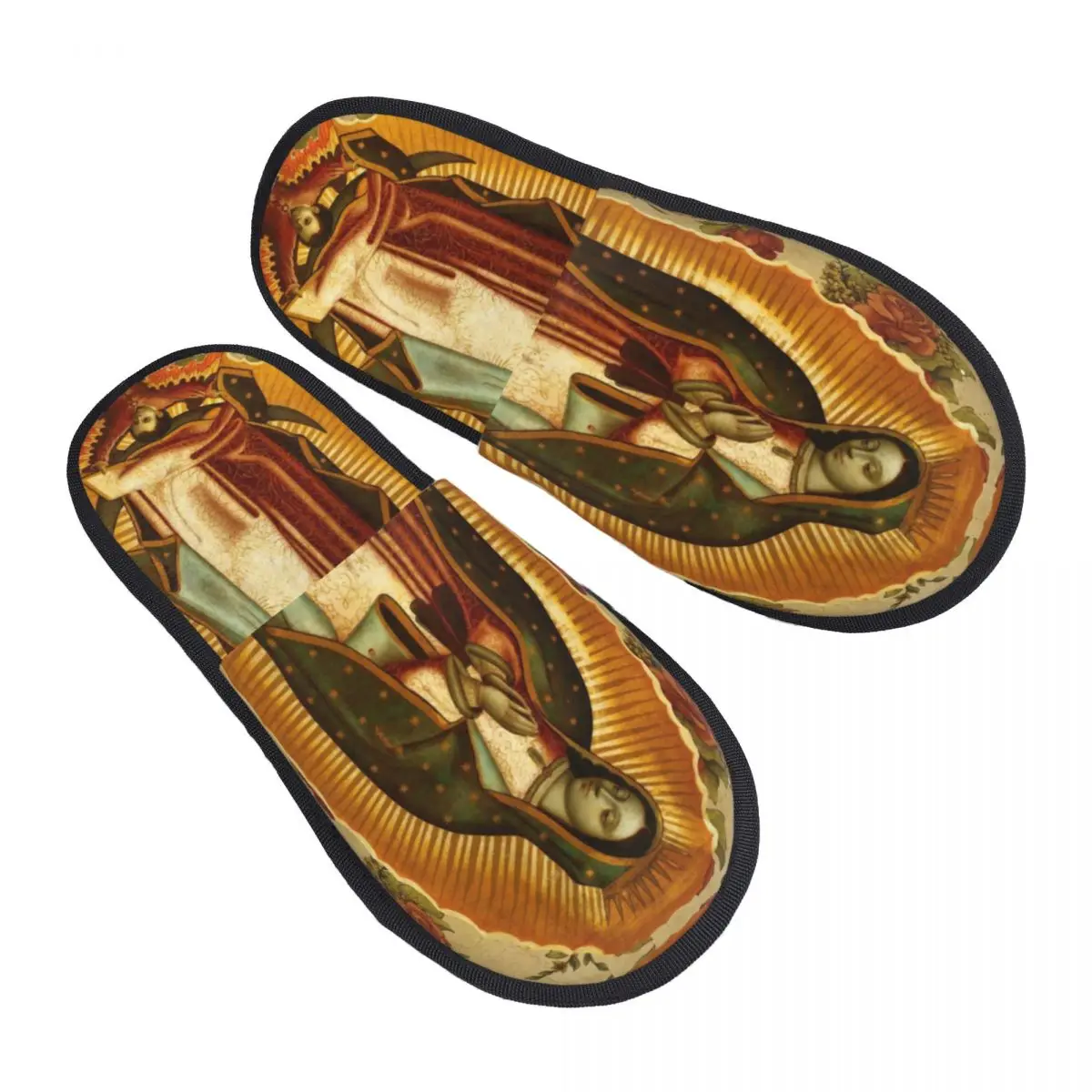 Мексиканская Дева Мария Гуадалупе удобные тапочки с эффектом памяти