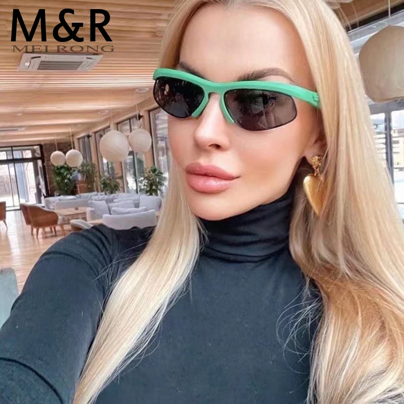 

Y2k Designer Sunglasses Goggles Women Men Fashion Trends Colorful Punk Sun Glasses Shades Eyewear Brand Sports Sunglasses UV400