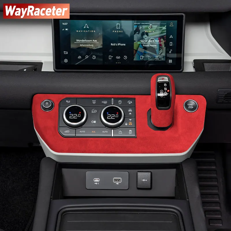 Изготовлен из алькантары LHD и RHD чехол для рычага переключения передач приборной