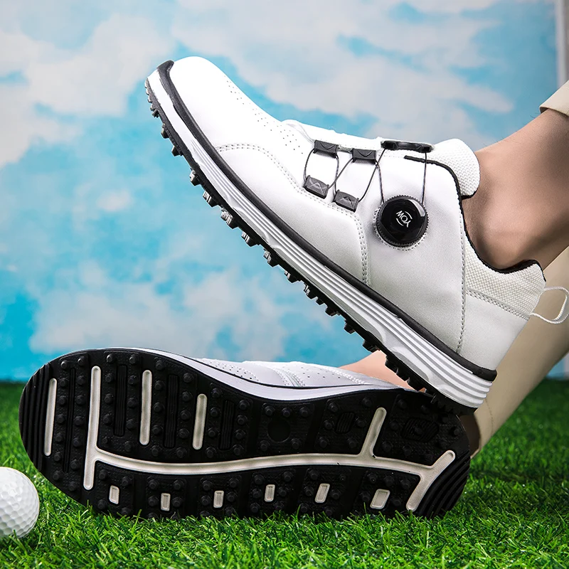 Waterproof Golf Shoes Men Women New Professional Comfortable Golfer Footwears Non-slip Outdoor Golf Training Sneakers