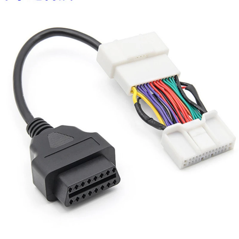 26 Pin OBD2 мужской женский разъем OBD II диагностический жгут электронный кабель