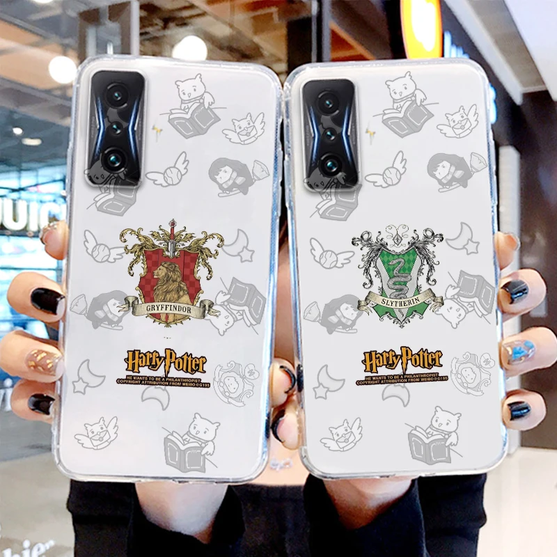 

Logo Potters Wand Harries Art For Xiaomi Redmi K50 K40 Gaming A1 11 Prime 10 10C 9AT 9A 9C 9T 8 7A 6A 5 4X 5G Transparent Cover