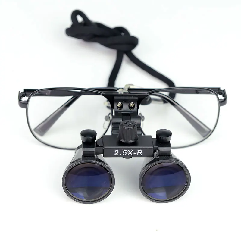 Lupa Odontológica Binocular de Operação Médica Lupa Cirúrgica de 25x 35x