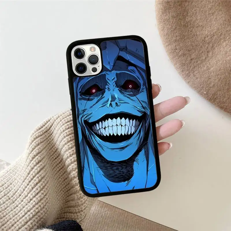 Solo Leveling Phone Case Silicone PC+TPU Case for iPhone 11 12 13 Pro Max 8 7 6 Plus X SE XR Hard Fundas