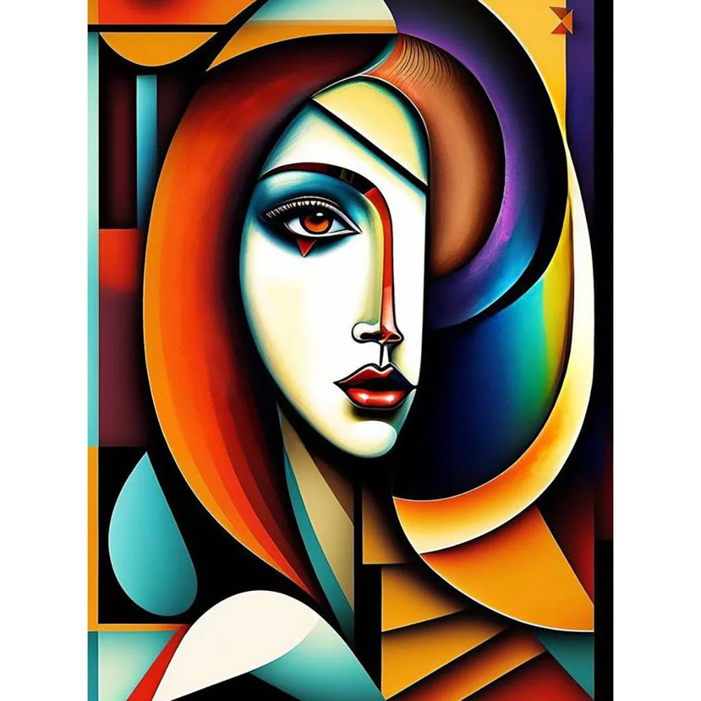 Набор алмазной живописи PYABPD для женщин абстрактная вышитая мозаика ручной