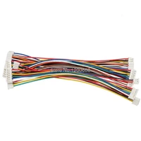10cm 100mm 24 awg eh2 54 eh 2 54mm eh2 54 eh 2p3p4p5p6 pin female female double connector with cable 1007