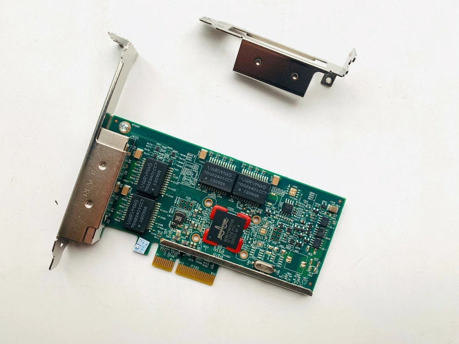 Фото Broadcom BCM5719 Четырехпортовая сетевая карта PCIe Gigabit Ethernet TMGR6 0TMGR6 №1