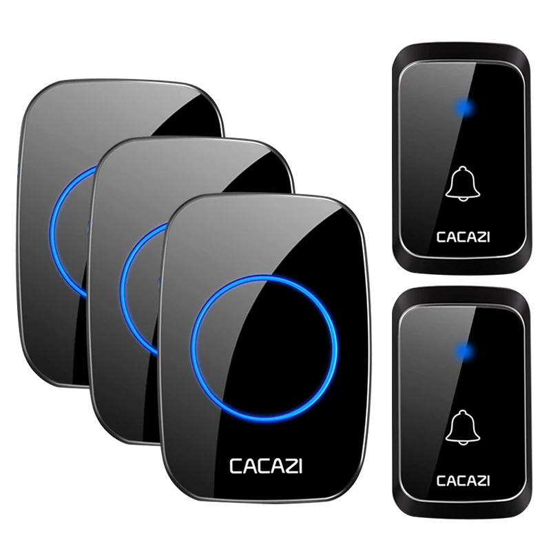 CACAZI A06 DC battery-operated Wireless Waterproof Doorbell 300M Remote 36 chimes Cordless Home Cordless Call Bell CACAZI A06 DC battery-operated Wireless Waterproof Doorbell 300M Remote 36 chimes Cordless Home Cordless Call Bell