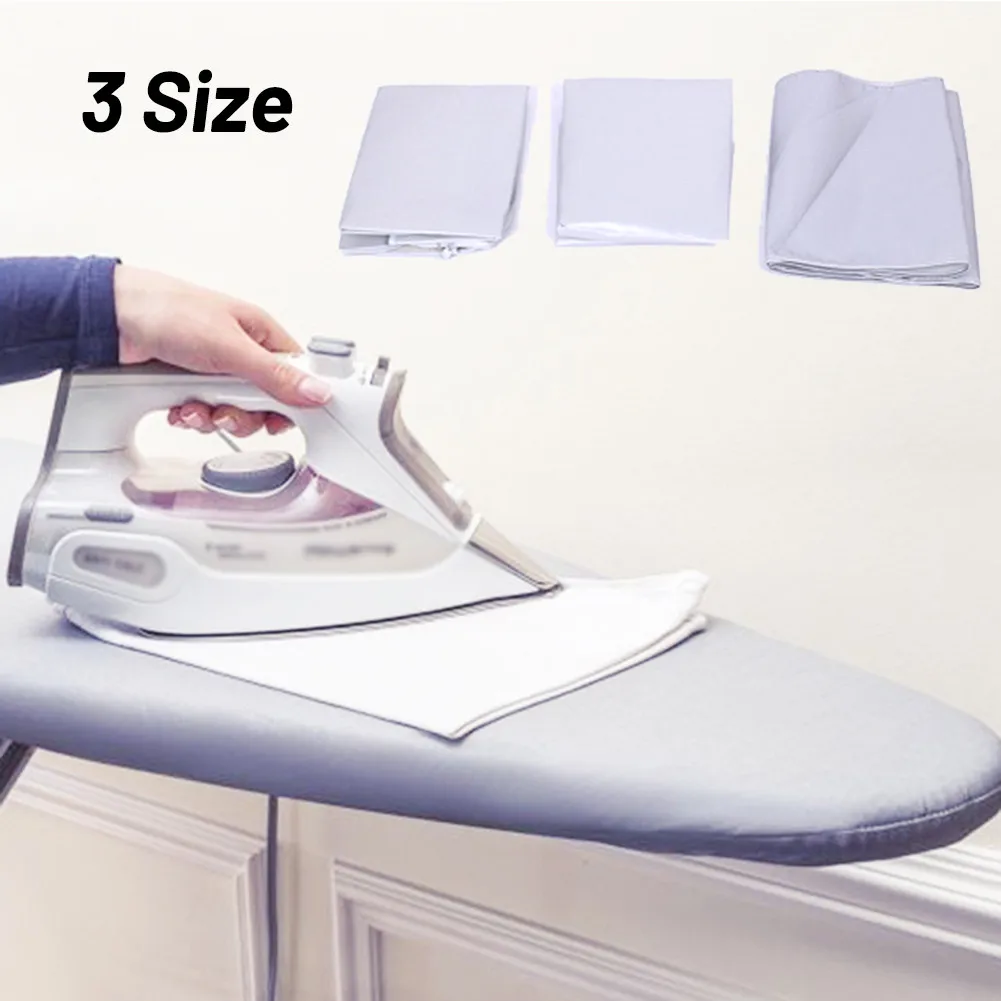 

Ironing Board Dust Dirt Proof Protecting Covers Silver Coated Thick Padding Heat Resistant Touch Feel Scorch Pad With Drawstring