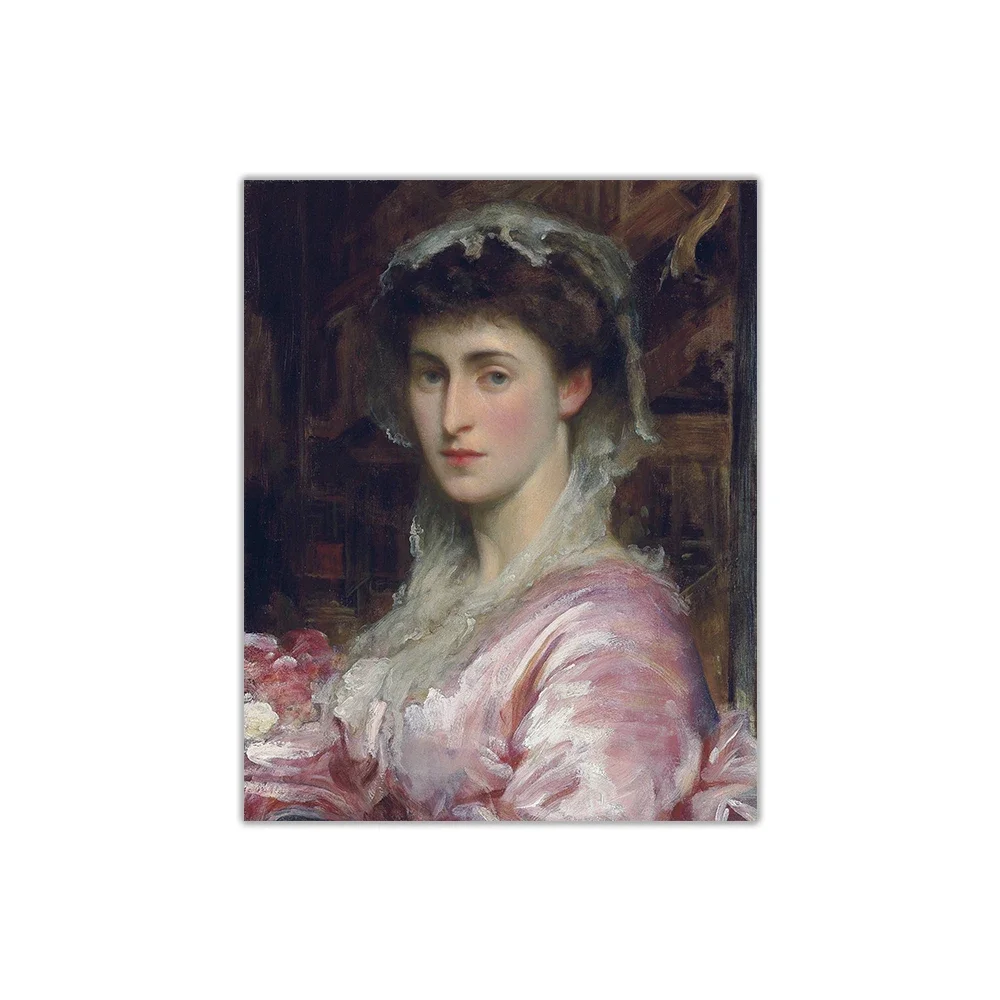 Фредерик Лейтон холст картина маслом Му Сатририс Миссис Генри Эванс Гордон