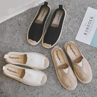 round toe lace shoes for women casual slip on espadrilles flat shoes floral zapatillas mujer chaussure femme ladies spring shoes