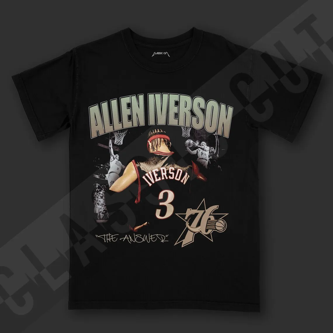 Футболка Allen Iverson Bootleg Style — баскетбольная футболка |