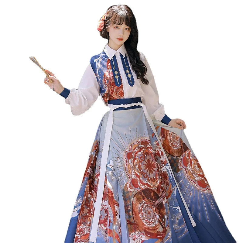 

Оригинальный дизайн новой вышивки в китайском стиле Пипа, женские весенне-летние модели Hanfu