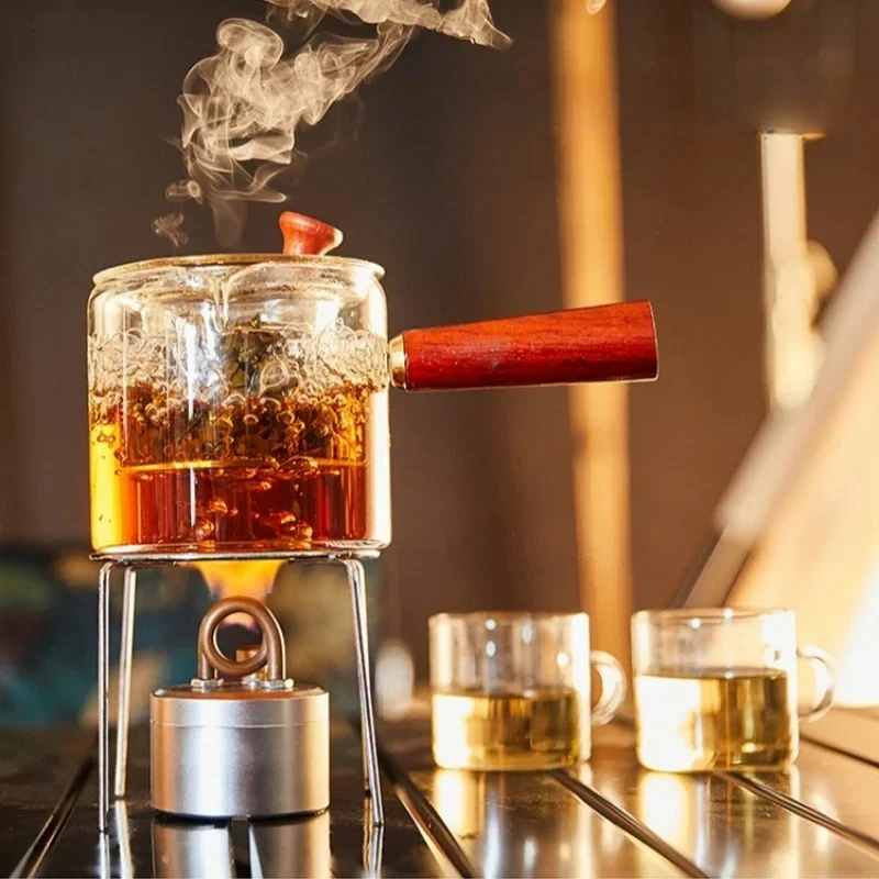 Новая портативная мини-спиртовая горелка с поддержкой уличная для приготовления