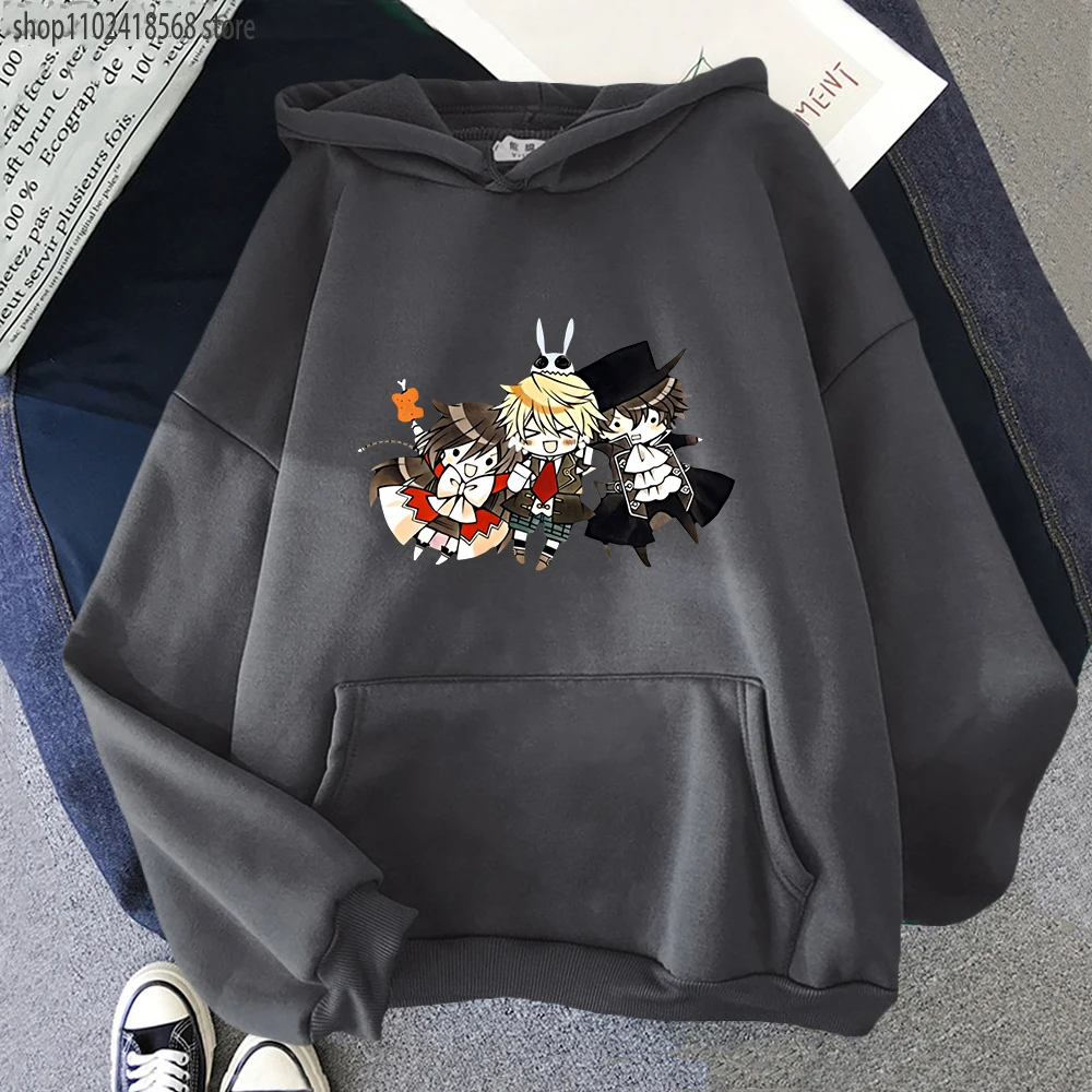 

Pandora Hearts Hoodie Fashion Cartoon Sweatshirt Men/women Sweatwear Couple Four Seasons Anime O-Neck Casual Aldult Oversized
